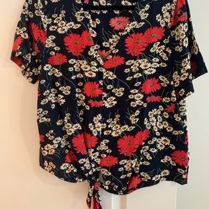 Madewell floral top